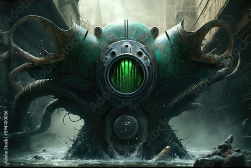 Tela alien blaster, hidden in sewer system, is the only hope for city when alien inva
