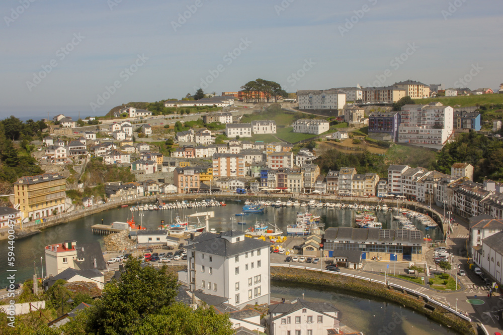Luarca is a touristic place in North Spain