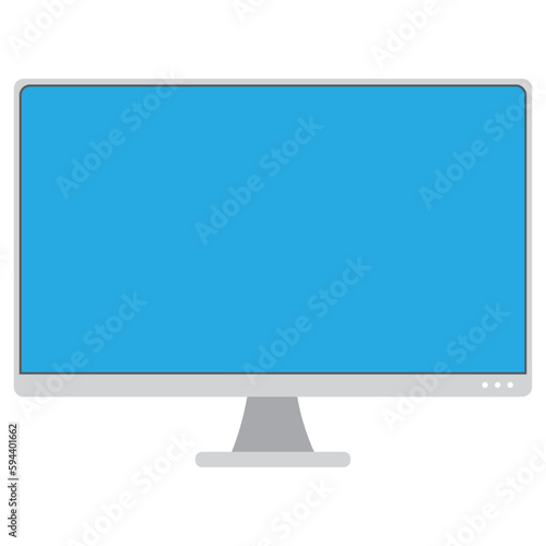 lcd monitor icon illustraiton