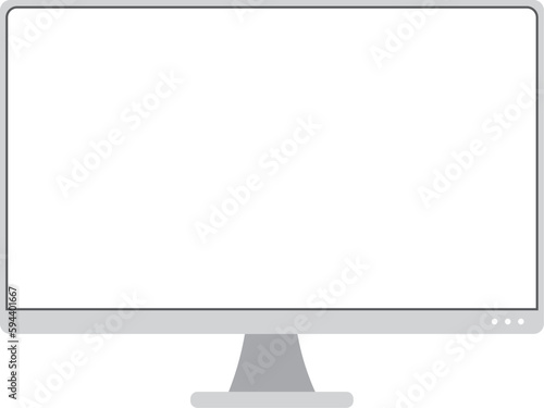 lcd monitor illustraiton