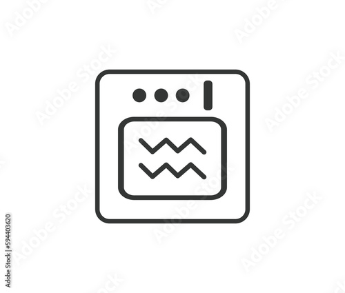 Kitchen Oven Symbol. 