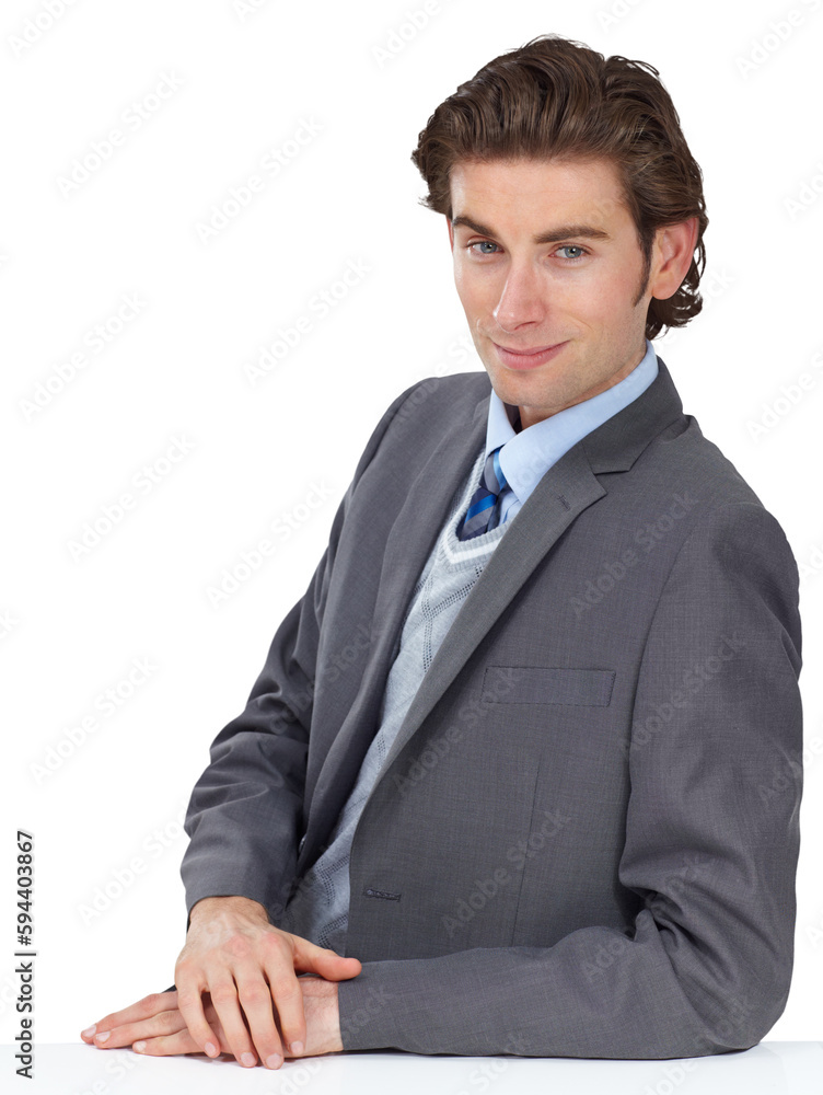 Portrait, smile and confident business man relax on isolated, transparent and png background. Face, smirk and male consultant with ambition, positive and empowered, mindset and attitude at startup Portrait, smile and confident business man relax on isolated, transparent and png background. Face, smirk and male consultant with ambition, positive and empowered, mindset and attitude at startup