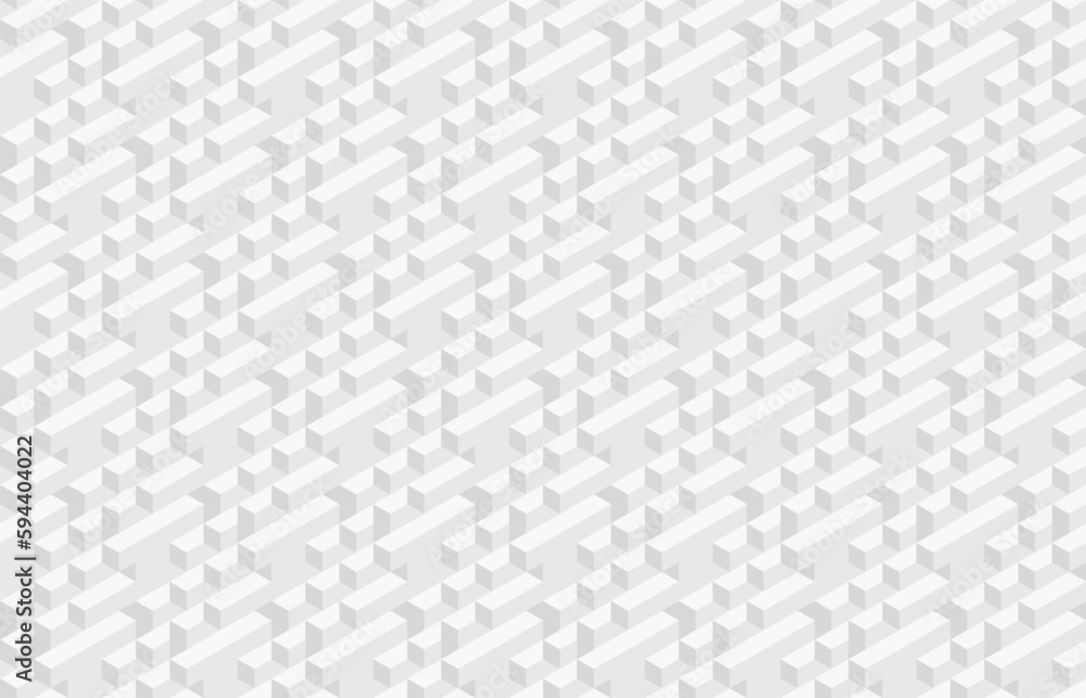 Abstract black and white 3d geometric seamless pattern. Isometric hexagonal cubes optical illusion modern background in neutral grey color. Abstract black and white 3d geometric seamless pattern. Isometric hexagonal cubes optical illusion modern background in neutral grey color.
