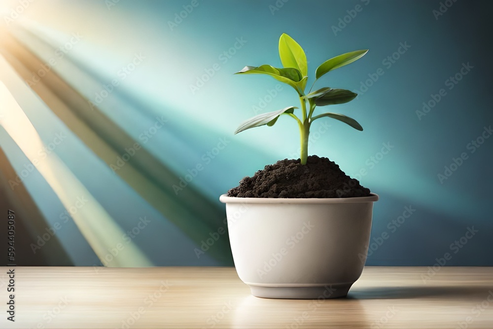 Minimalist Flowerpot-Clear Background Minimalist Flowerpot-Clear Background