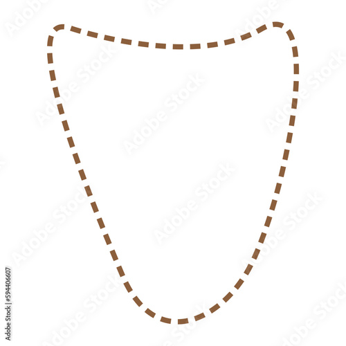 Abstract Zip Line Illustration