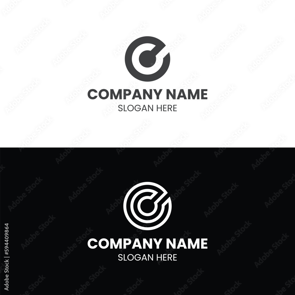 EC logo, initial letter E and negative space C, creative letter logo for business and company. EC logo, initial letter E and negative space C, creative letter logo for business and company.