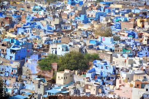 Jodhpur is the second-largest city in the Indian state of Rajasthan India . It is popularly known as the "Blue City" among people of Rajasthan and all over India © Daniel Meunier