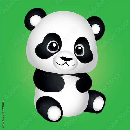 Fototapeta Naklejka Na Ścianę i Meble -  cute panda