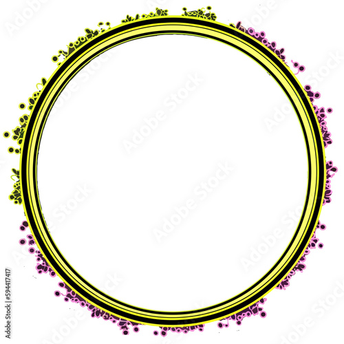 Neon Bubble Avatar Boarder