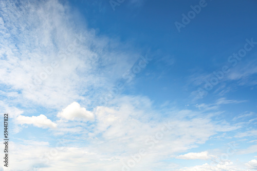 Bright spring sky clouds background