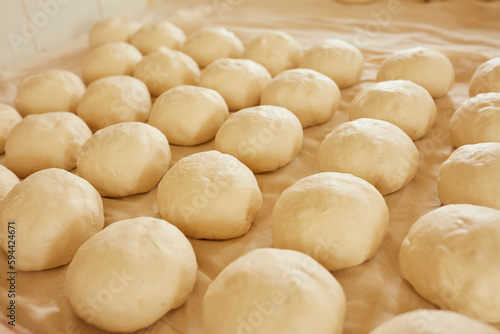 Yeast dough for buns