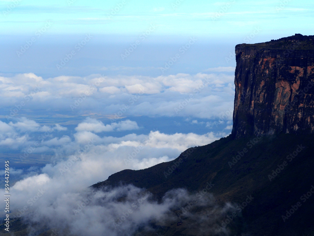 Face of Mount Roraima in Venezuela