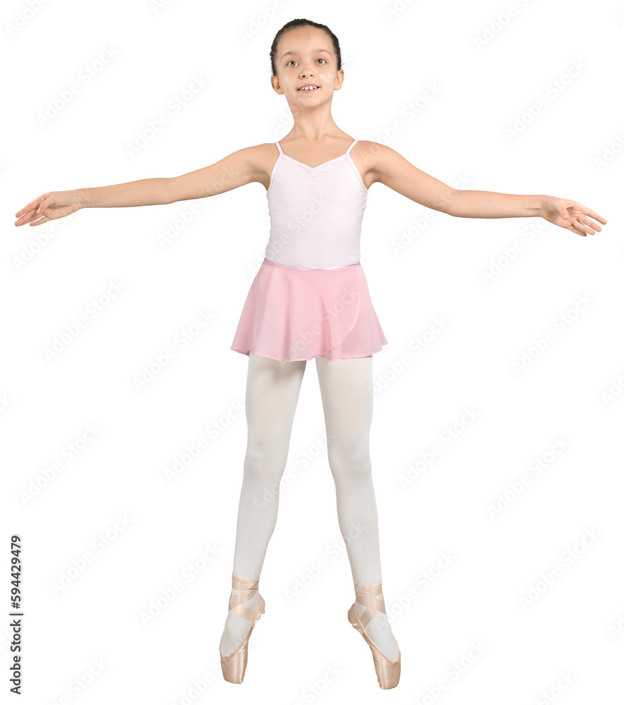 Young Ballet Dancer Performing