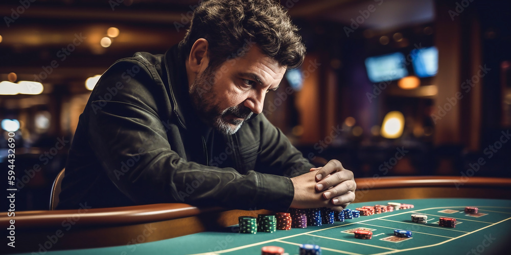 Casino Glücksspiel KI - obrazy, fototapety, plakaty 