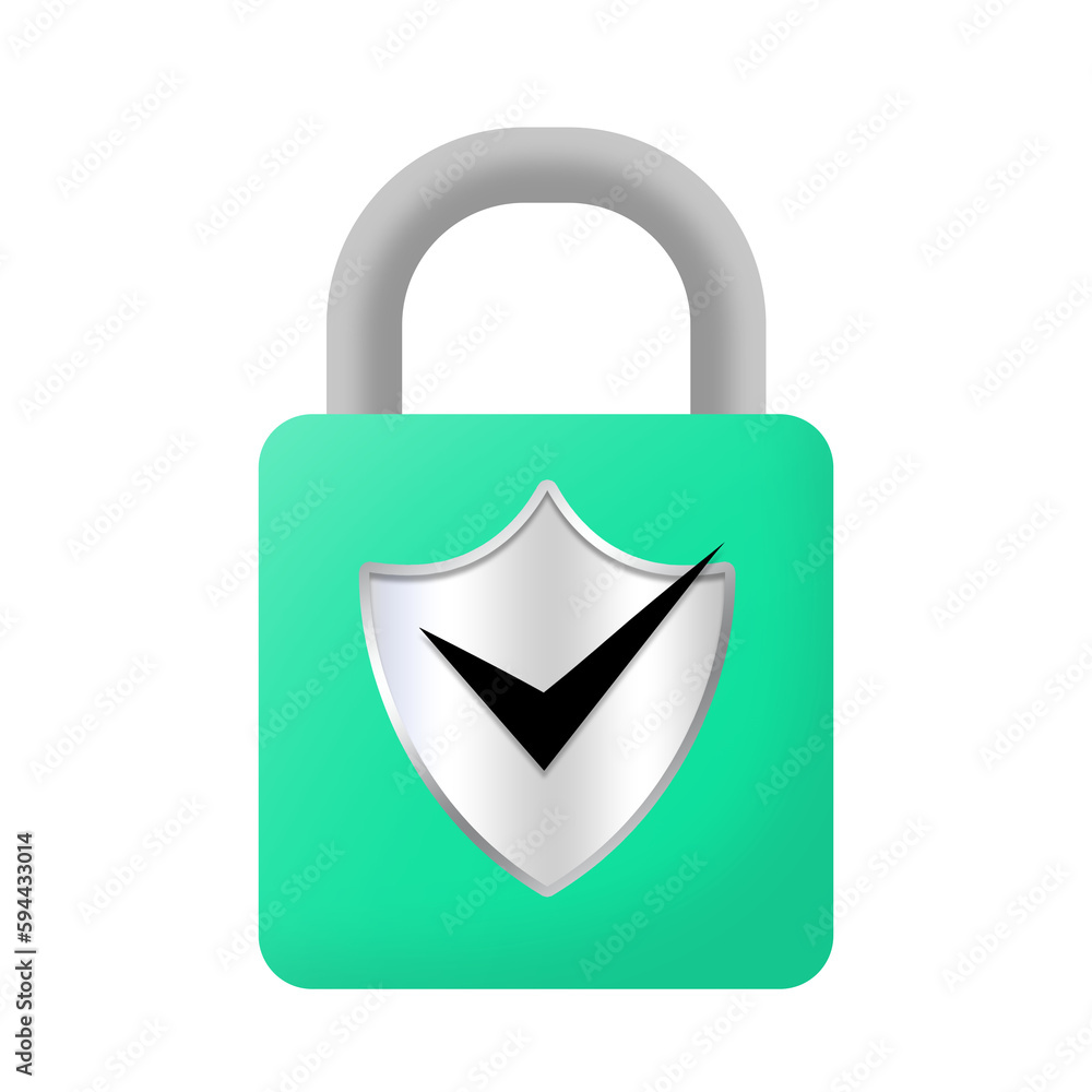 green mint lock silver shield and correct mark security green mint lock silver shield and correct mark security