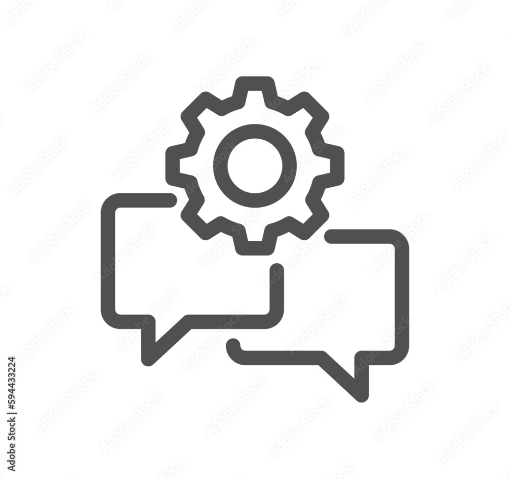 Human resources related icon outline and linear vector. Human resources related icon outline and linear vector.