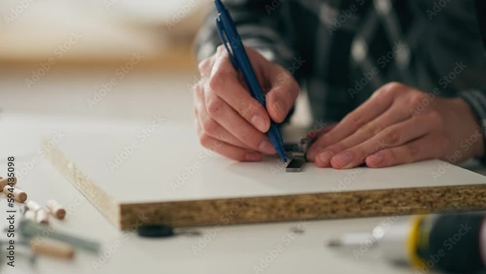 Carpenter, Woman hands by herself In process Uses work tool In residential apartment, General angle Specialist young parent Assembles designer furniture Is favorite designer kitchen, household chores
Carpenter, Woman hands by herself In process Uses work tool In residential apartment, General angle Specialist young parent Assembles designer furniture Is favorite designer kitchen, household chores