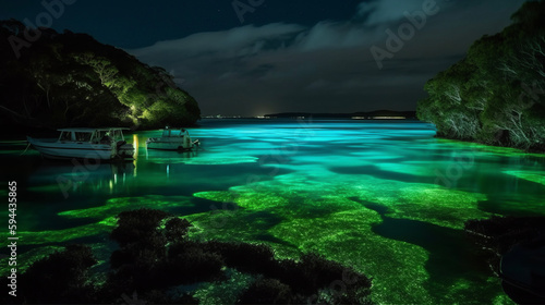 tropical island at night © CRYPTOERMD