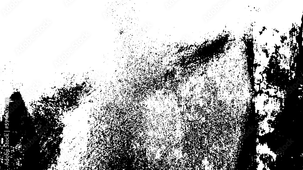 Obraz premium Rustic grunge texture with grain and stains. Abstract noise background. PNG graphic illustration with transparent background.