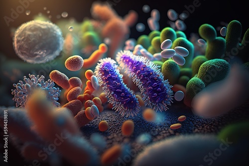 Fotografia Probiotics Bacteria