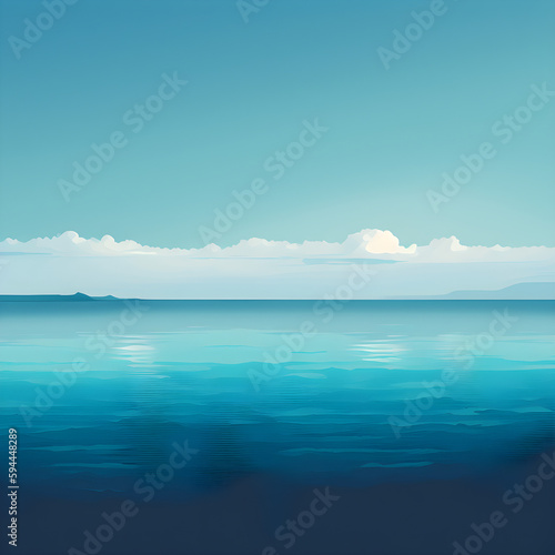 sea minimalistic background