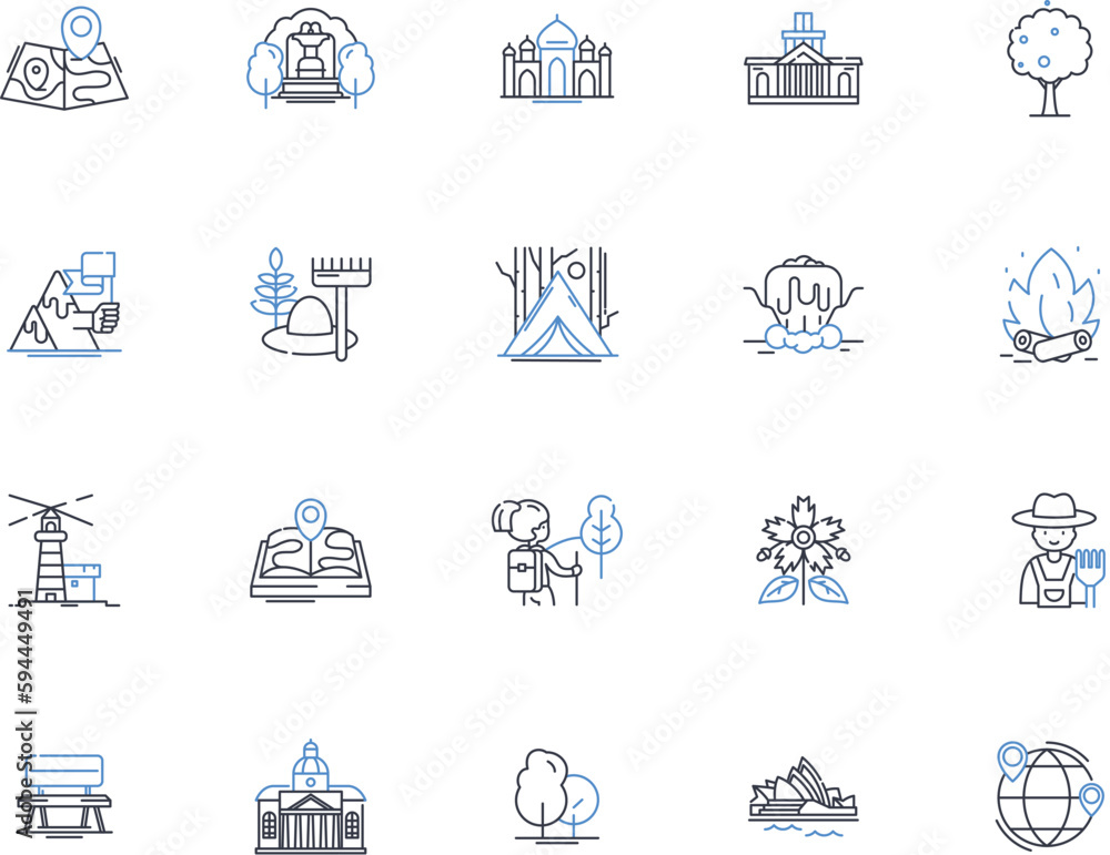 Seashorescapes line icons collection. Waves, Sand, Shells, Sunsets, Coral, Beachcombing, Drifod vector and linear illustration. Boardwalk,Seagulls,Tides outline signs set Seashorescapes line icons collection. Waves, Sand, Shells, Sunsets, Coral, Beachcombing, Drifod vector and linear illustration. Boardwalk,Seagulls,Tides outline signs set
