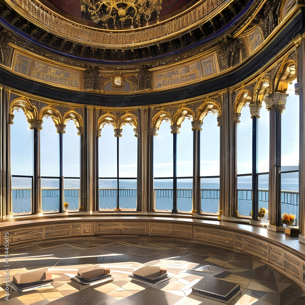 Obraz premium Georgeous palace64, Generative AI