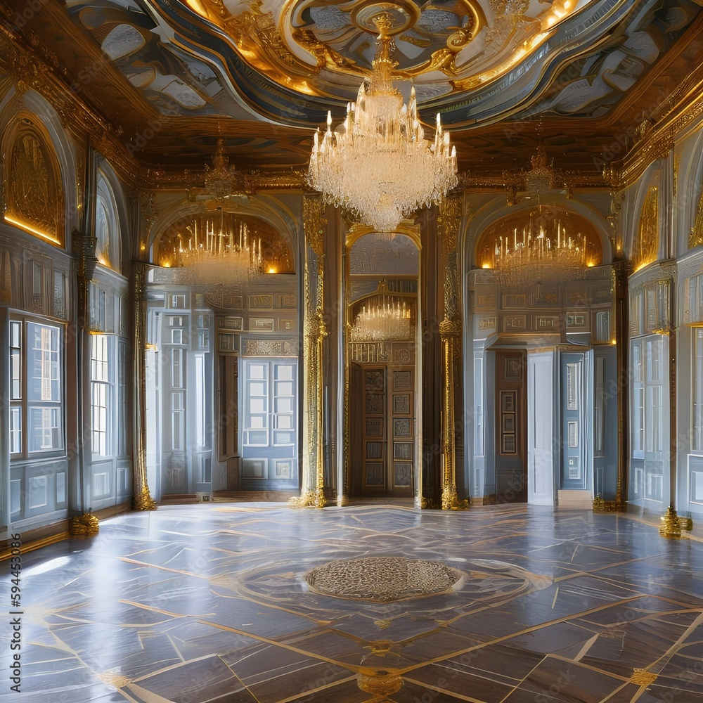 Obraz premium Georgeous palace203, Generative AI