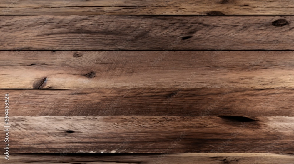 Naklejka premium Seamless wood pattern for architecture design. Natural beauty of rustic wooden planks with a shallow depth of field