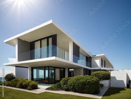 Luxury modern house  generative ai
