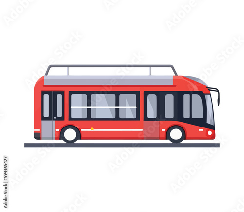 Tour bus icons flat design for tourism marketing