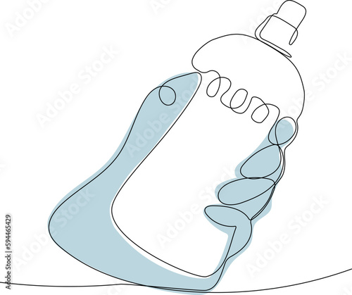 Home cleaning service landing page design concept, illustration of janitors with cleaning tools. Vector illustration