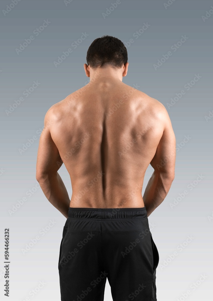 Fitness sporty young male model posing Fitness sporty young male model posing