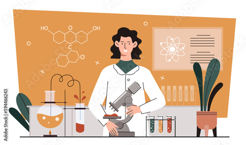 фотографія Scientific laboratory concept