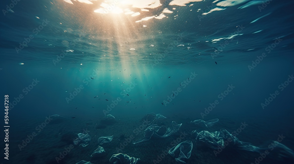Sea pollution Generative AI
