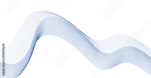 abstract blue wave background. Blue minimal round lines abstract background. Thin line wavy abstract vector background. Curve wave seamless pattern. Line art striped graphic template