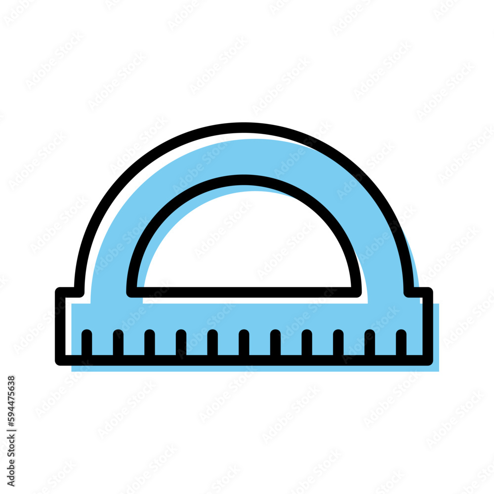 angle ruler carpentry tool icon vector illustration angle ruler carpentry tool icon vector illustration