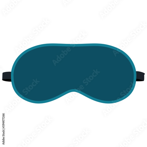 Isolated colored travel blindfold icon Vector