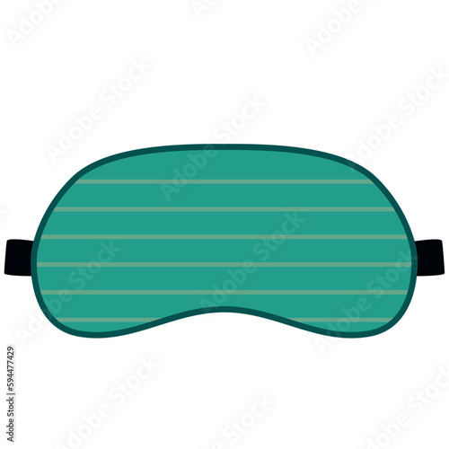 Isolated colored travel blindfold icon Vector