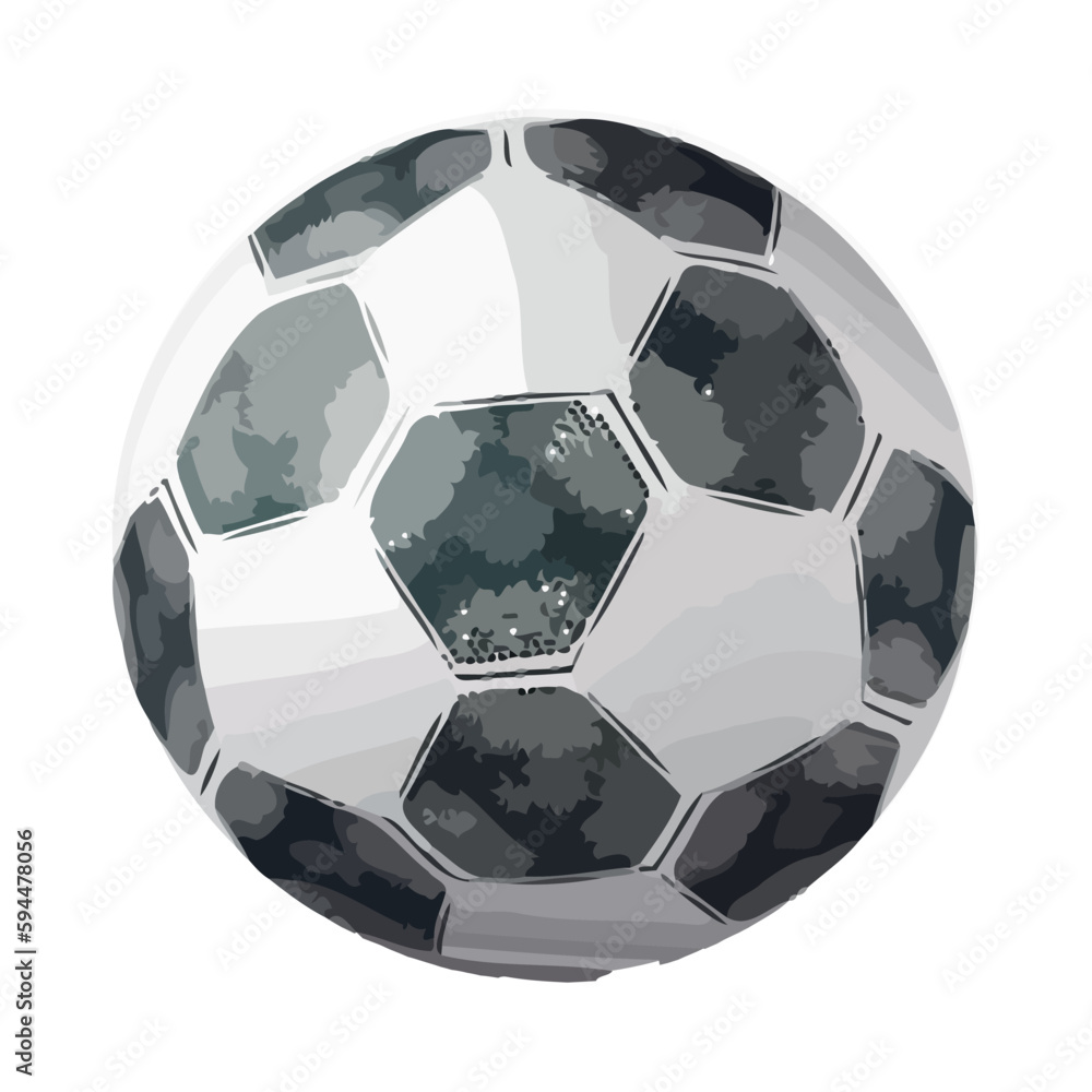 Naklejka premium soccer ball sports equipment