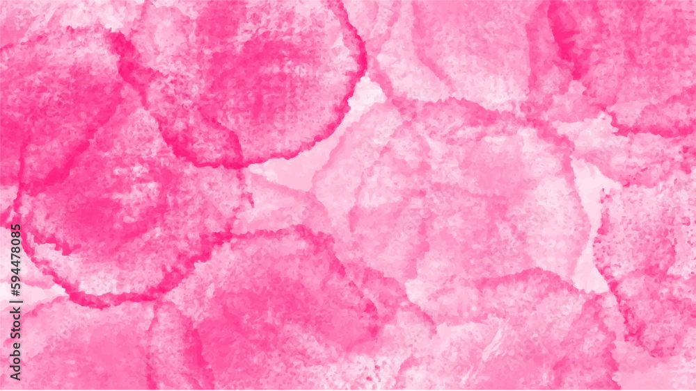 Fototapeta premium Pink watercolor background for textures backgrounds and web banners design