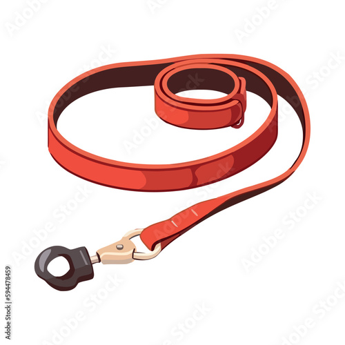 Leather leash for walking and pets leading