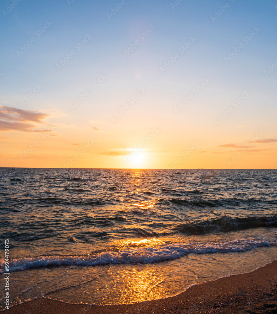 landscape viewpoint vertical summer sea wind wave cool holiday calm coastal sunset sky light orange golden evening day look calm Nature tropical Beautiful sea water travel Bangsaen Beach thailand landscape viewpoint vertical summer sea wind wave cool holiday calm coastal sunset sky light orange golden evening day look calm Nature tropical Beautiful sea water travel Bangsaen Beach thailand