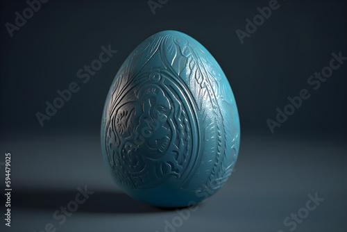 3d colorfull easter egg - Generative AI