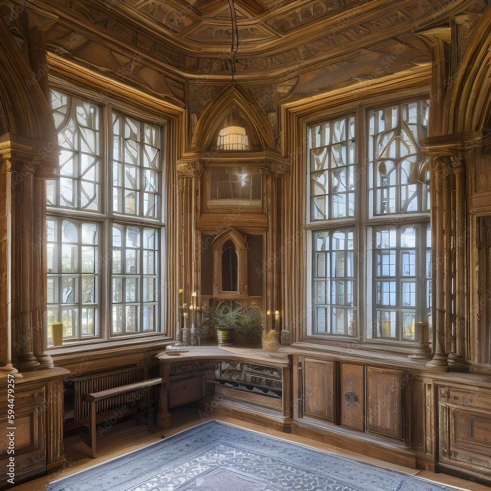 Georgeus Gothic house273, Generative AI Georgeus Gothic house273, Generative AI