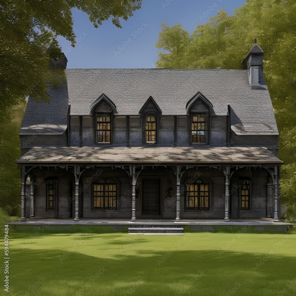 Georgeus Gothic house71, Generative AI Georgeus Gothic house71, Generative AI