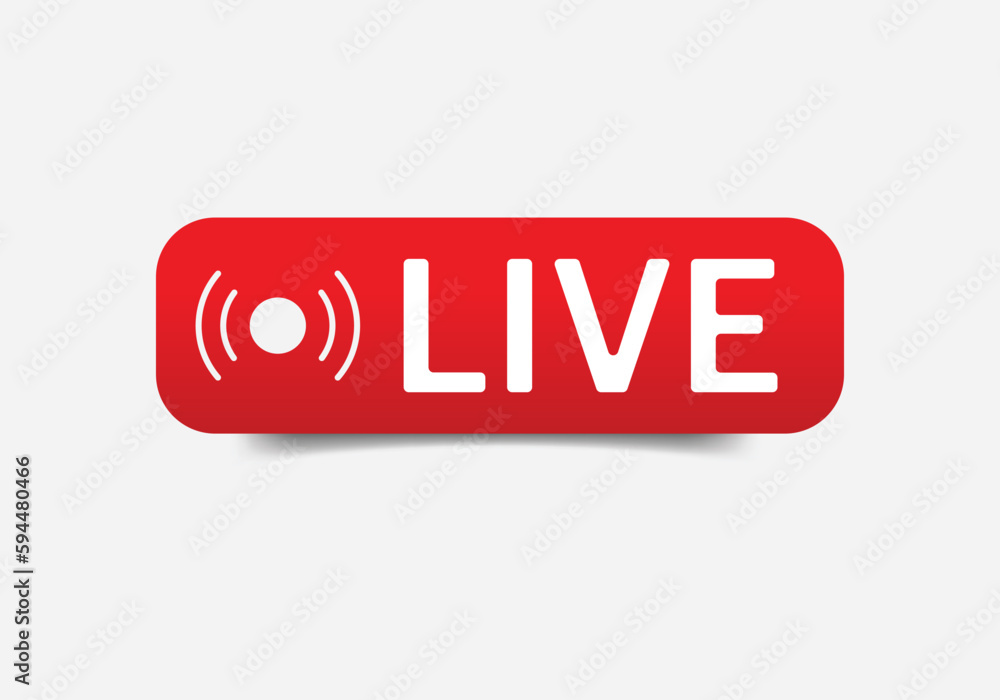 Live streaming icon set. Live video stream symbol. broadcasting isolated on white and transparent background Live streaming icon set. Live video stream symbol. broadcasting isolated on white and transparent background