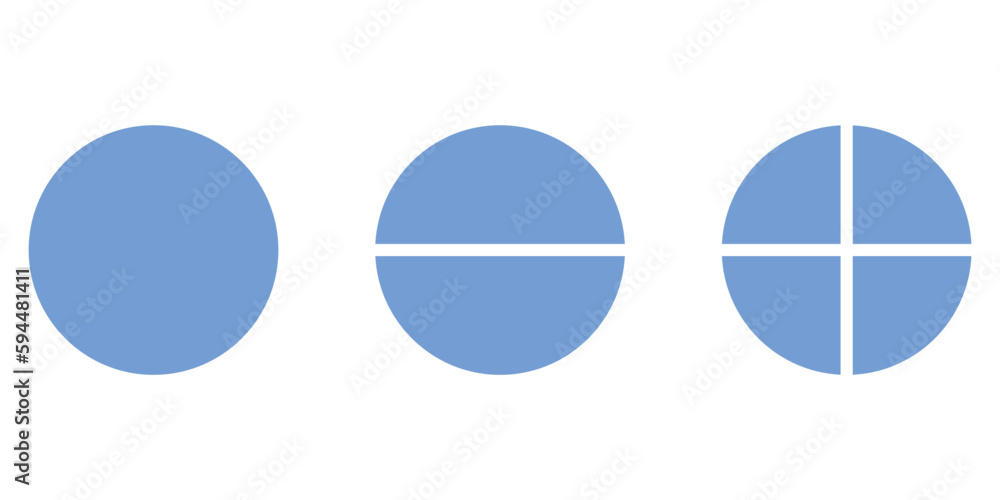 Circle semicircle quarter circle shape. Circle semicircle quarter circle shape.