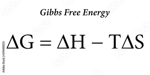 The Gibbs free energy formula