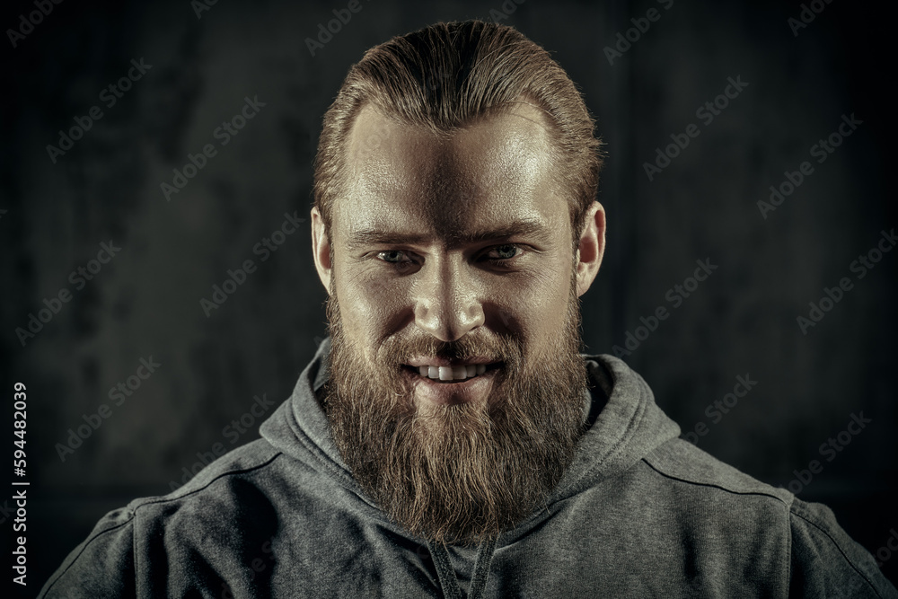 Fototapeta premium confident brutal man